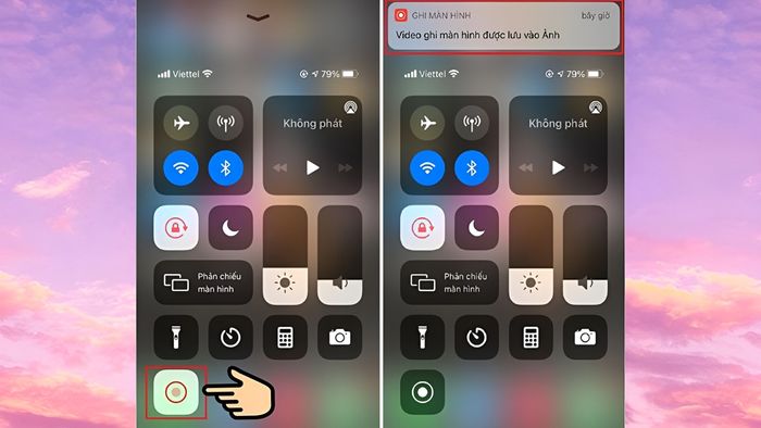 Hướng dẫn quay video màn hình iPhone 13 có âm thanh - Bước 2